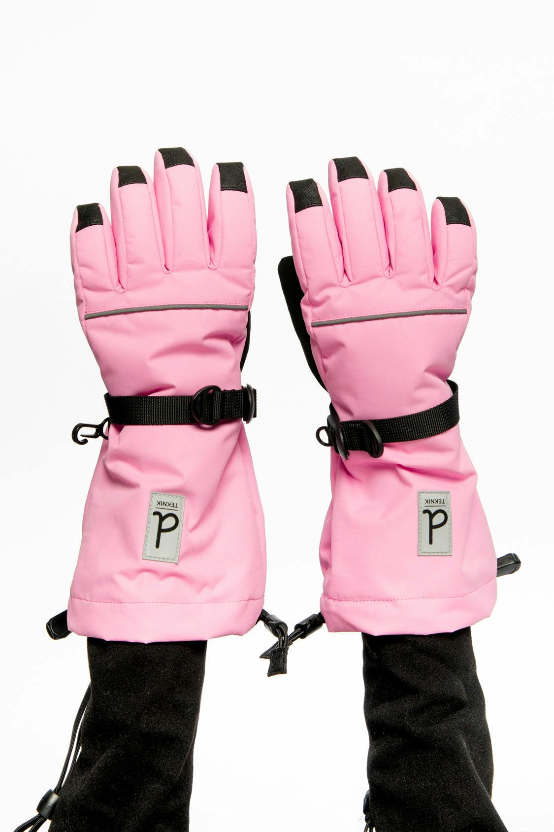 Teknik Winter Gloves Pink
