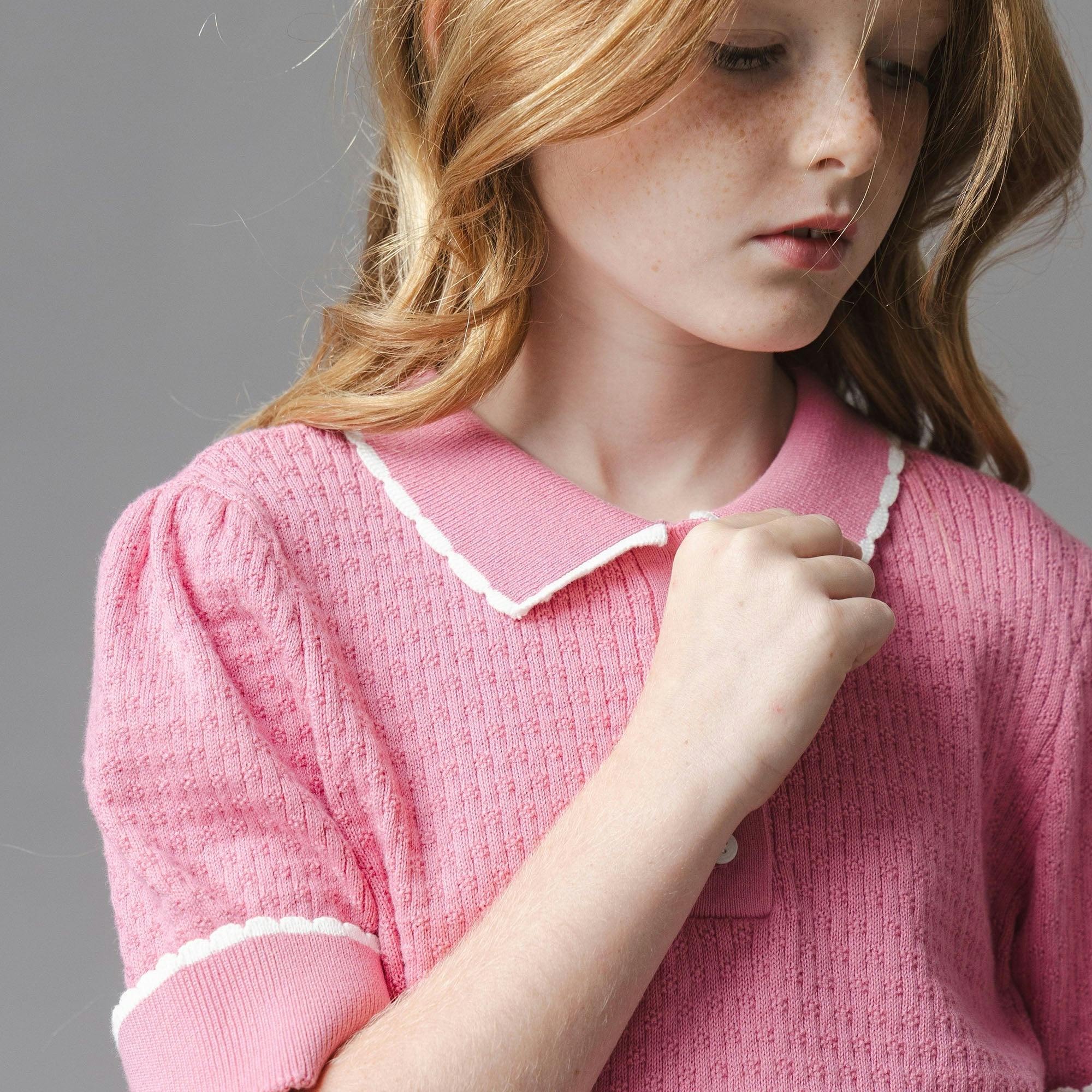 Organic Peter Pan Collar Sweater Polo