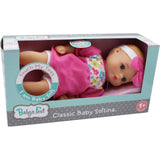 Goldberger Doll Baby's First 11" Classic Softina with Pink & Foral Jumper & Headband