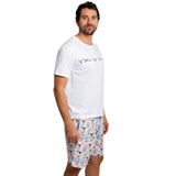 Men's Drawbertson Longhorns Sleep Shorts - Organic Cotton Poplin