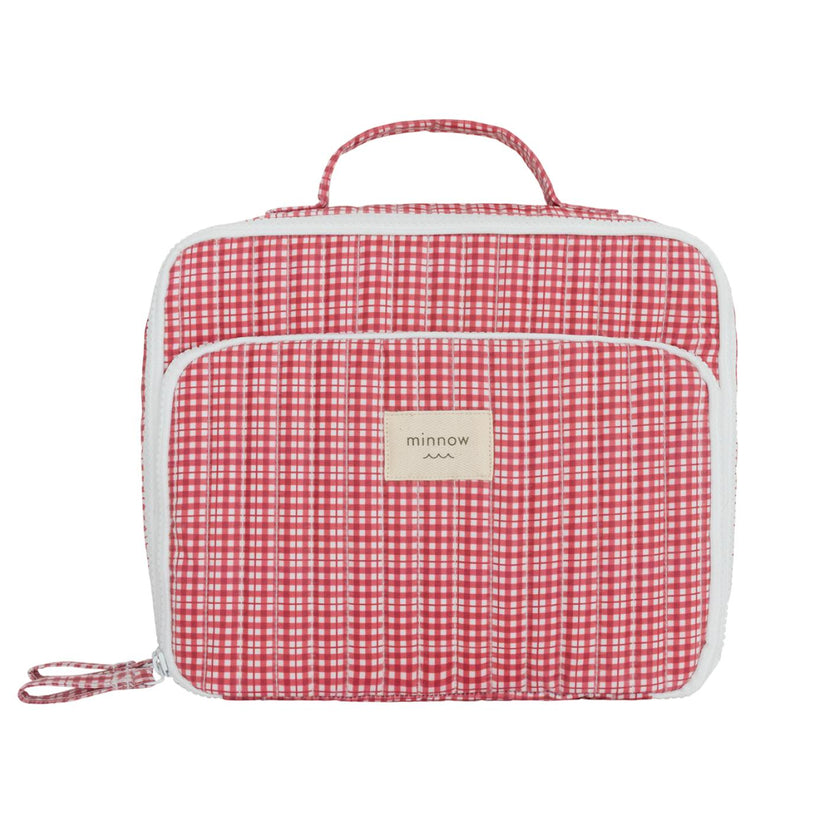 Poppy Gingham Coated Lunchbox