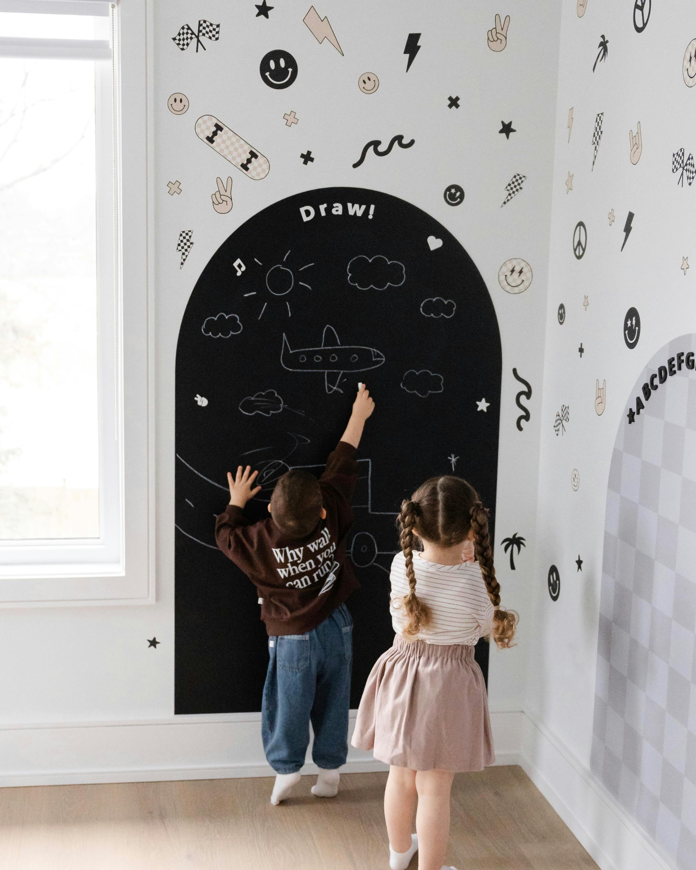 JUMBO Magic Playwall - Arch Magnetic Wall Decal for Kids