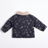 Quilted Jacket in Midnight Bandana