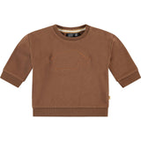 Embroidered Rhinoceros Crew Neck Sweatshirt