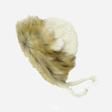 Lennon Lion Bonnet - Cream