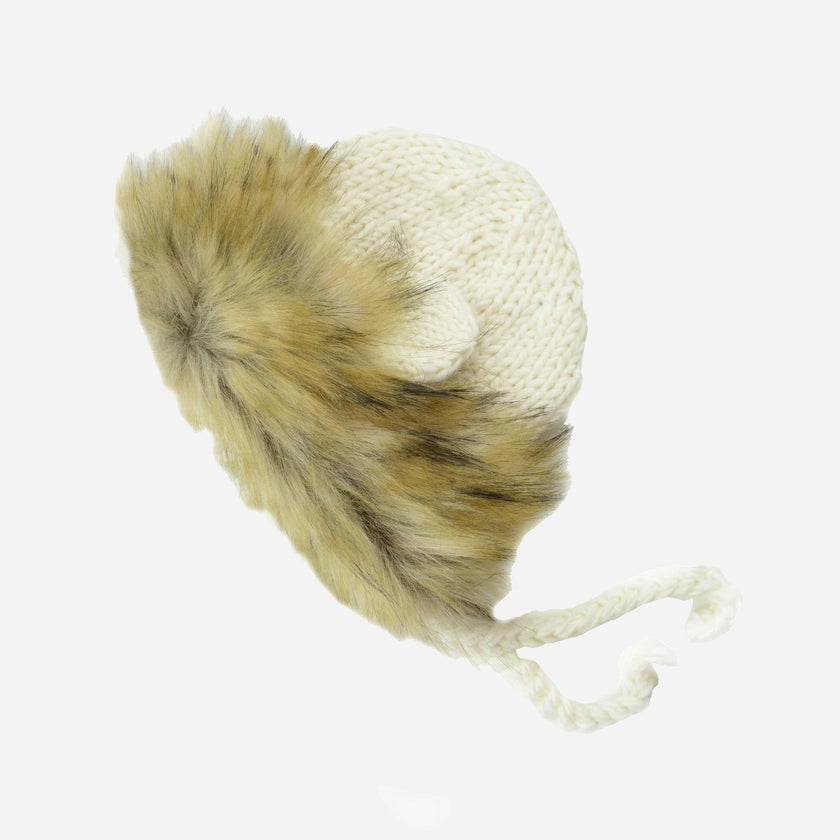 Lennon Lion Bonnet - Cream