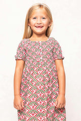 Mini Parker Dress in Floral Fan