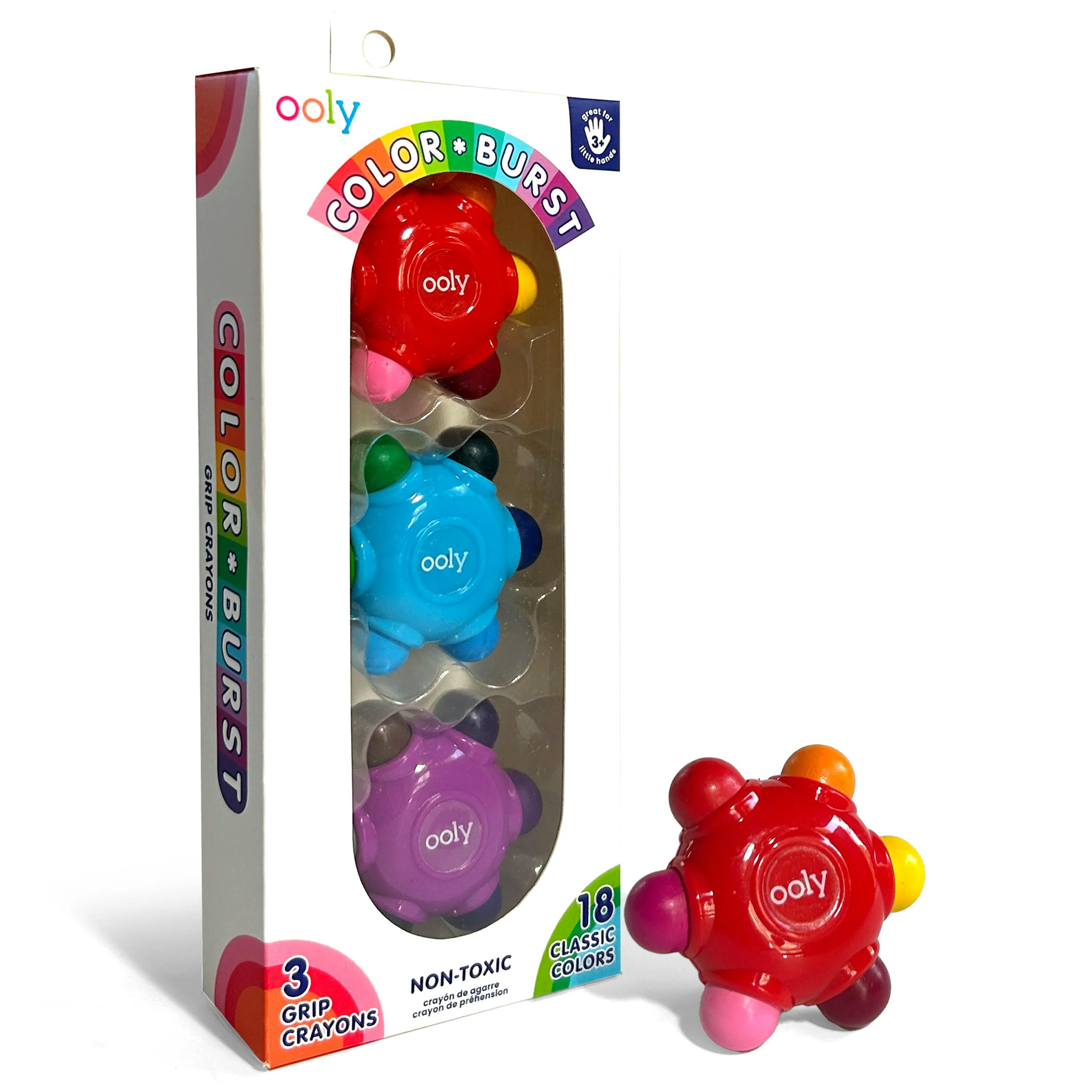 Color Burst Crayons - Set of 3