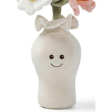 McHugs Lucky Camellia Vase 12" — Soft Weighted Cuddle Stuffed Animal
