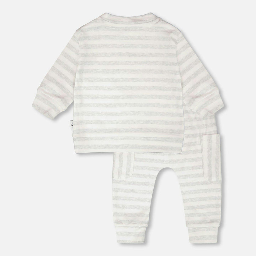 Soft Jersey Sweater And Pants Set