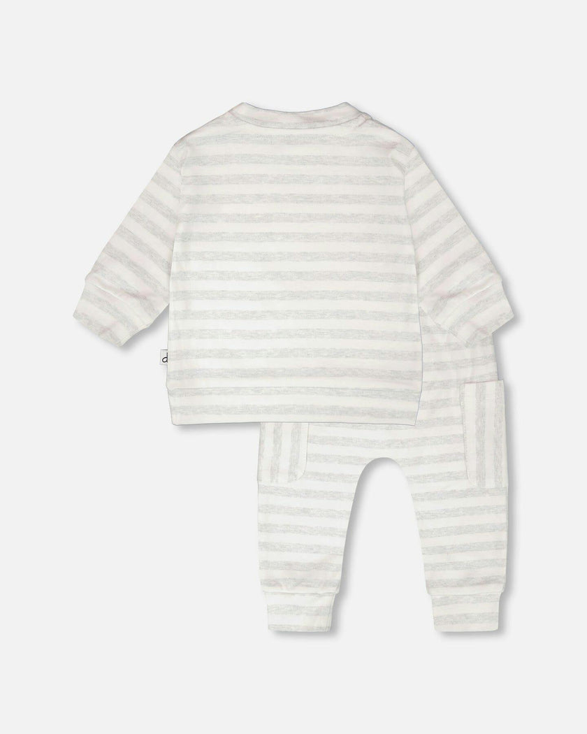 Soft Jersey Sweater And Pants Set
