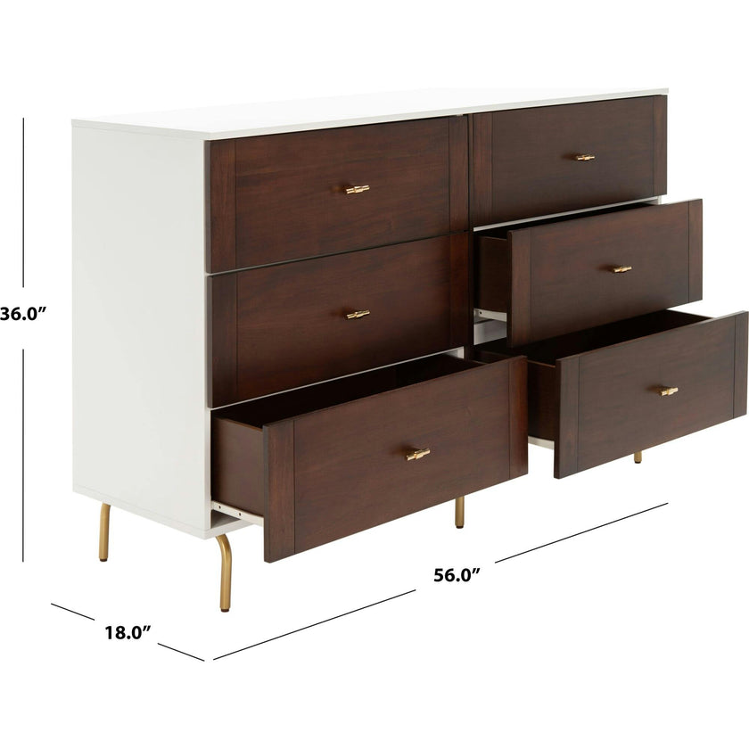 Genevieve 6-Drawer Dresser