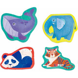 Hape: Jungle Friends Puzzle - 10 Mini Animal Shaped Puzzles