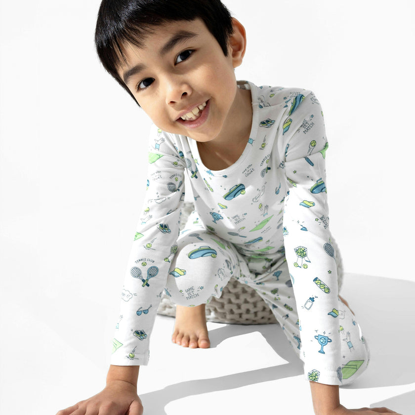 Tennis Bamboo Kids Pajamas