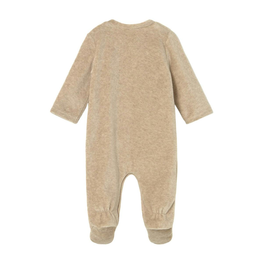 Newborn Boy 2-Piece Velour One Piece Set