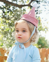 Gingham Party Hat