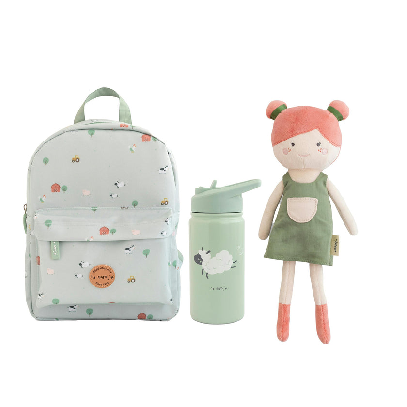 Funny Farm Backpack & Stainless-Steel Bottle Gift Set