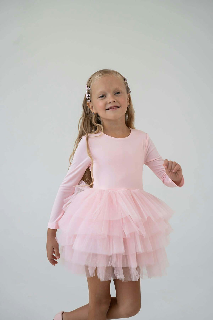 Pink Roses Tutu Dress