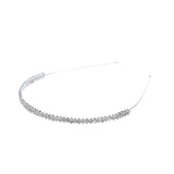 Silver Crystal Row Headband