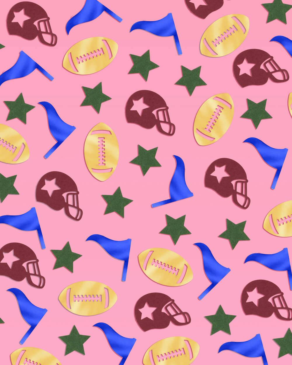 Varsity Confetti - 200 pc foil confetti