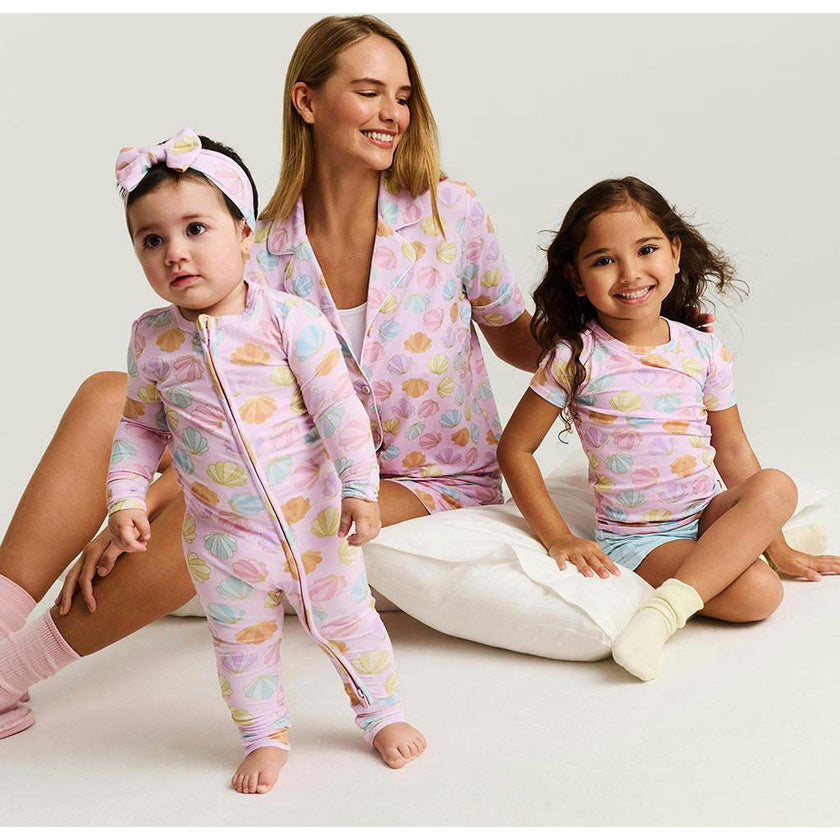 Shelly Pink Women's Luxe Pajama Short Set