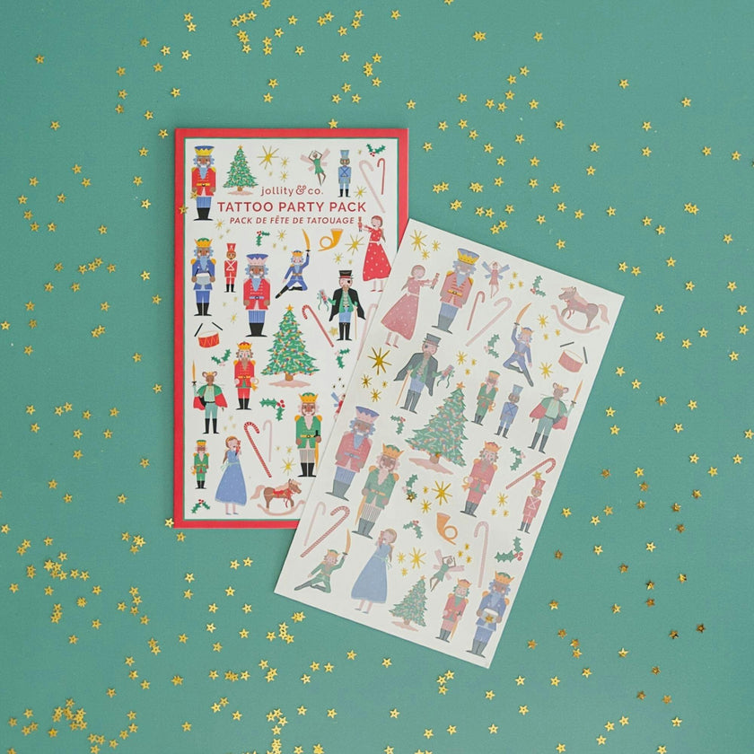 Nutcracker Tattoo Party Pack
