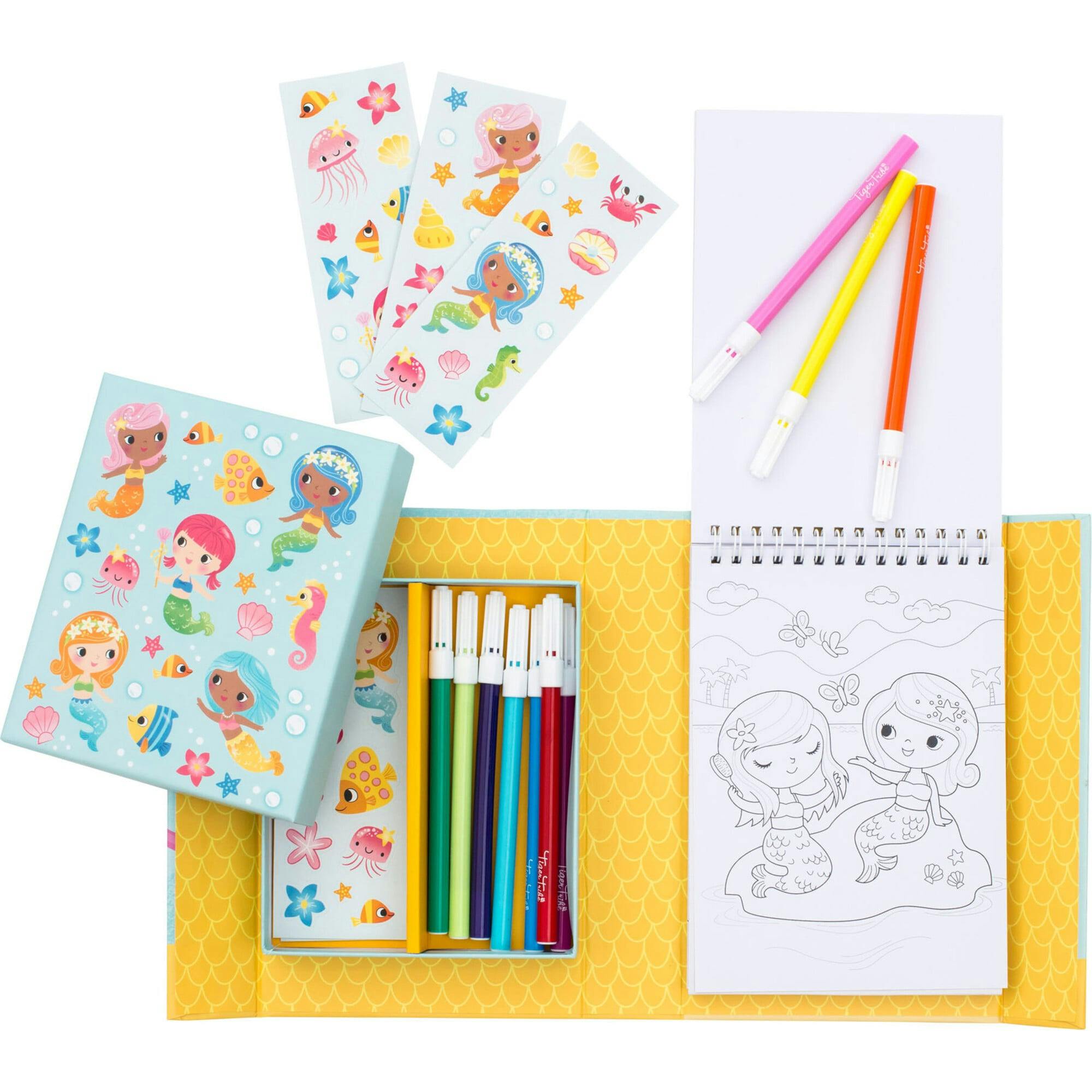 Tribe: Coloring Set - Mermaids Activity Set w/ Stickers