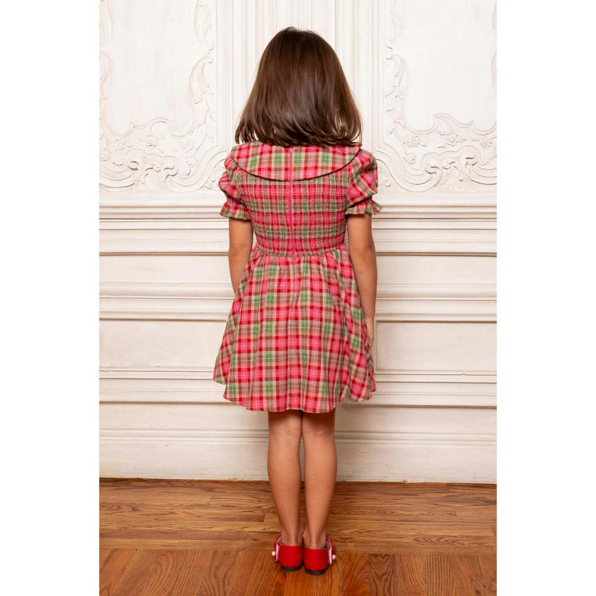Mini Alice Dress in Rosewood Tartan