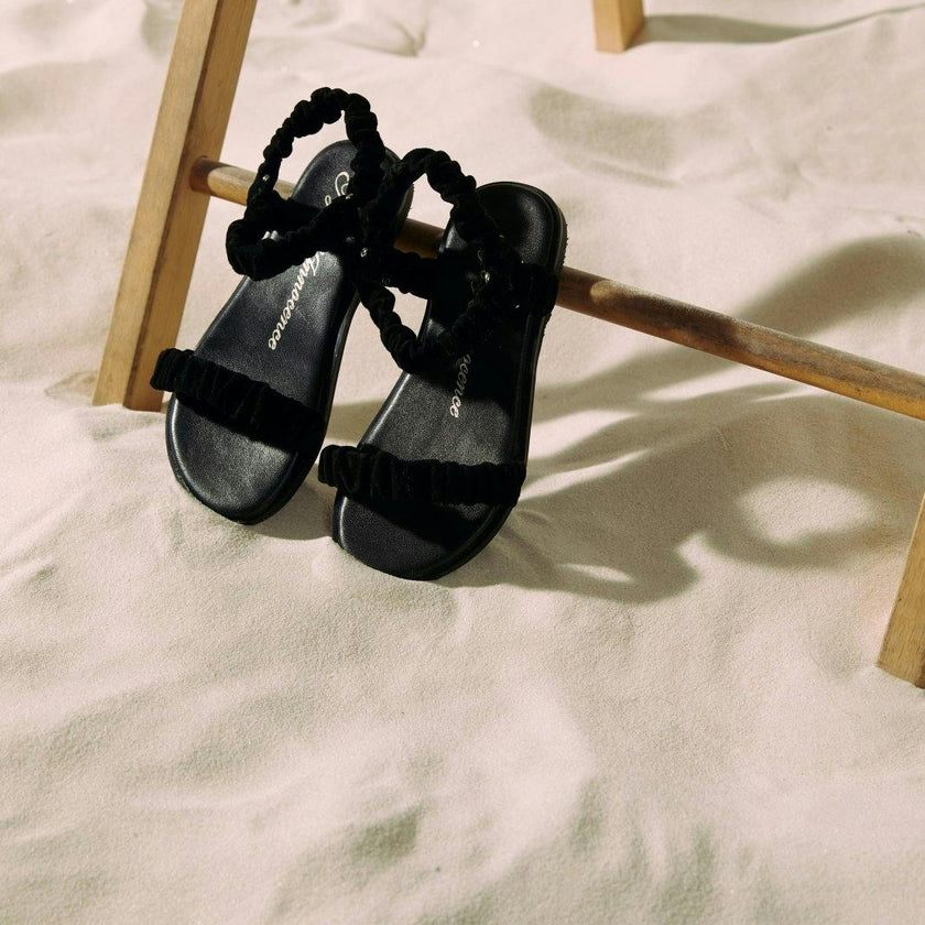 Kyle Suede Strap Leather Insole Sandals
