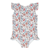 girls mercado bloom ruffle cap sleeve one piece