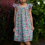 Girls Everly Square Neck Dress | Berry Grove
