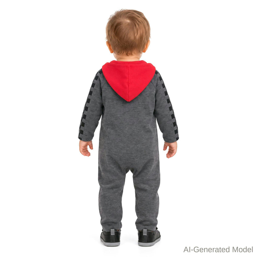 Infant Hooded Romper | Race Day