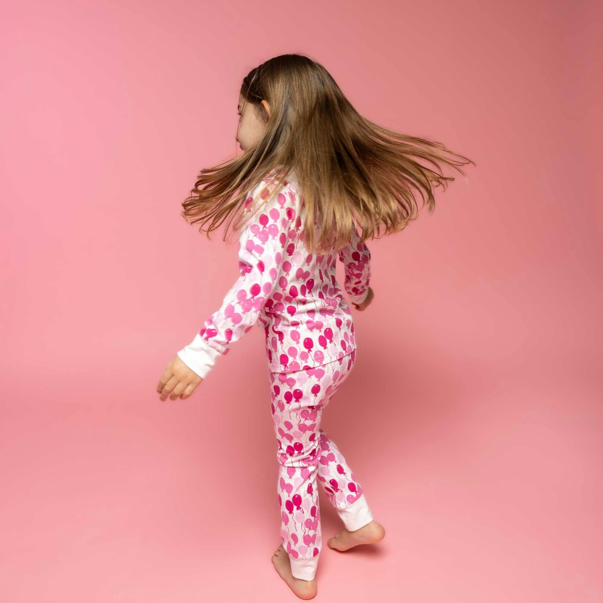 Print Long Sleeve Cuffed Pajamas