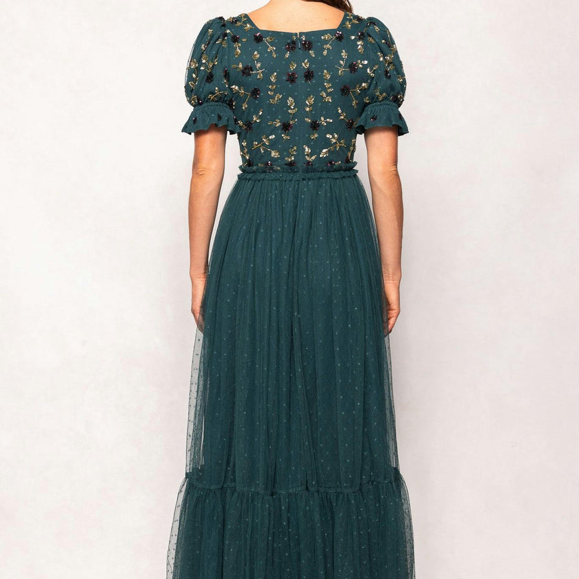 Adara Dress in Green