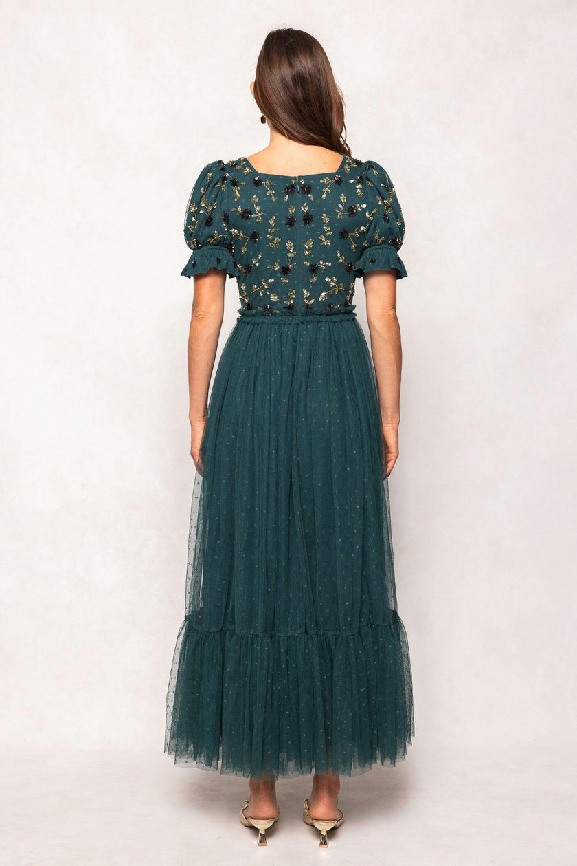 Adara Dress in Green