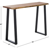 Adella Wood Console Table