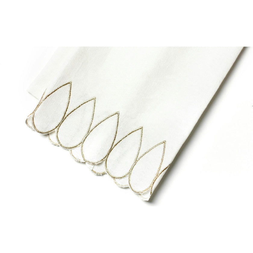 Deco Gold Scallop Medium Hand Towel