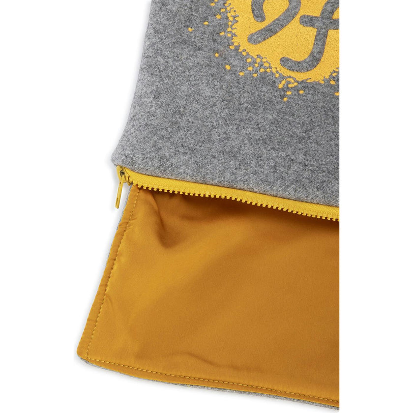 Tallit & Tefillin Grey Melton Bag Set