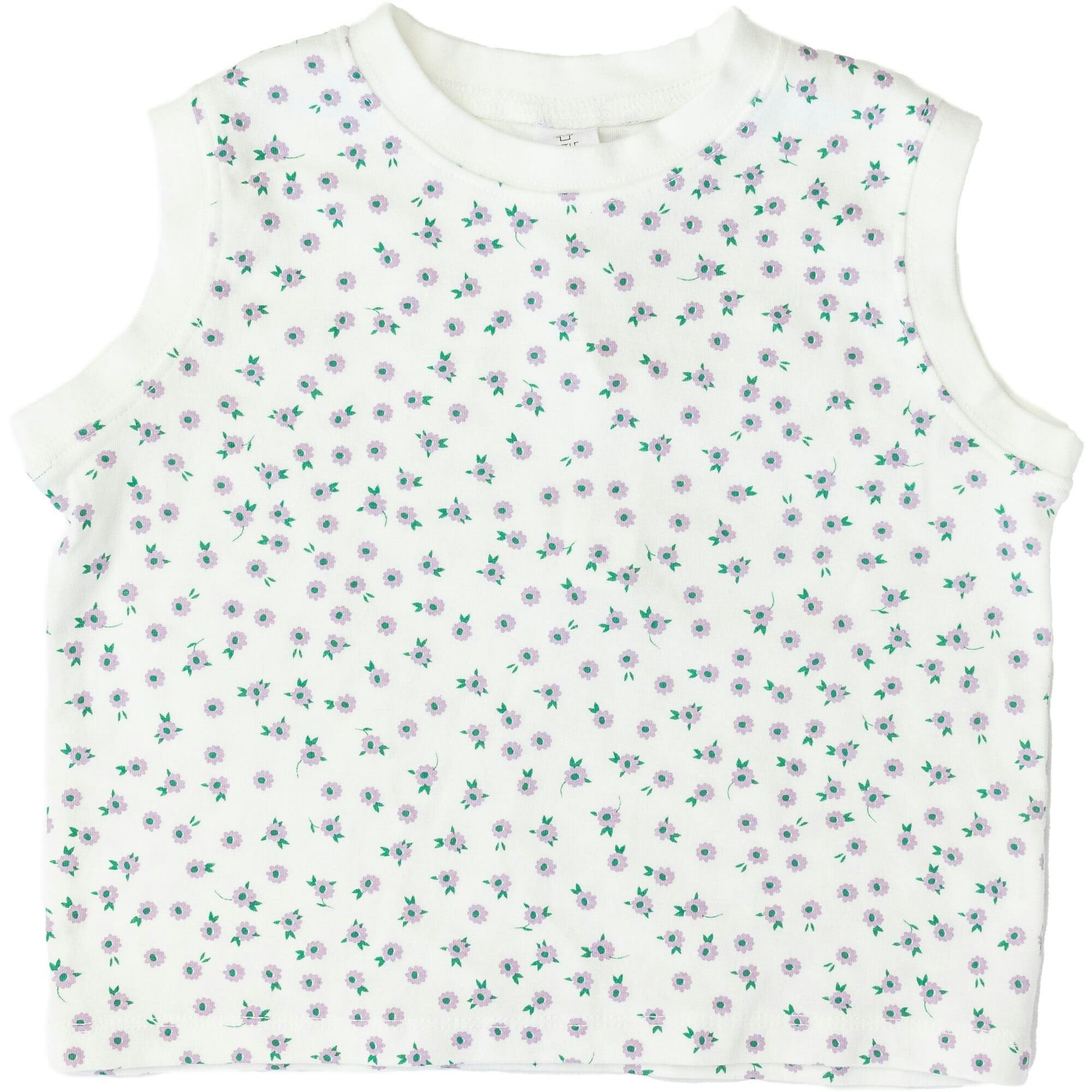 floral tee sleeveless