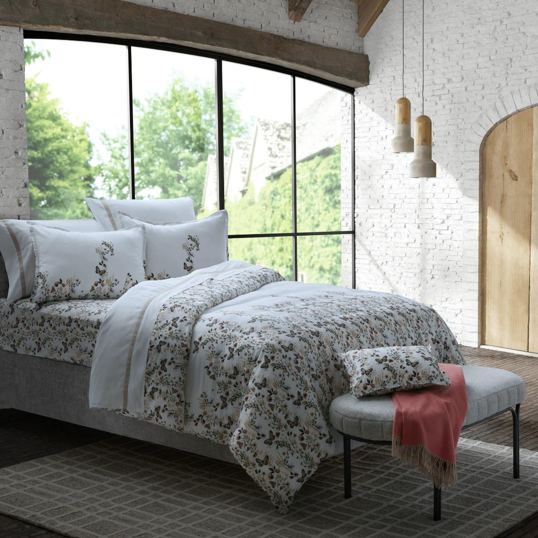 DH Jouy Papillon Linen Set 4PC