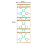 Add-On Ring Wall Panel for 95" Modular Walnut