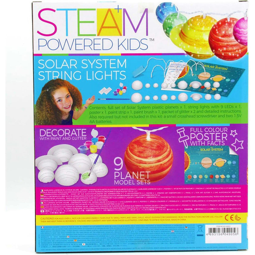 STEAM Powered Kids: Solar System String Lights