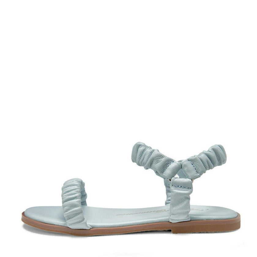 Kyle Elastic Suede Strap Leather Insole Sandals