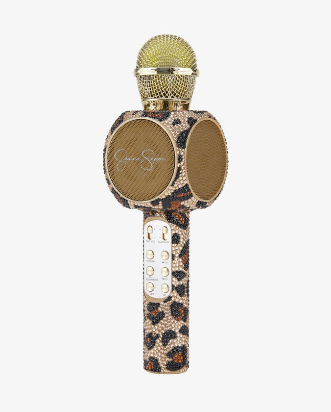 Jessica Simpson Brown Leopard Bling Wireless Microphone