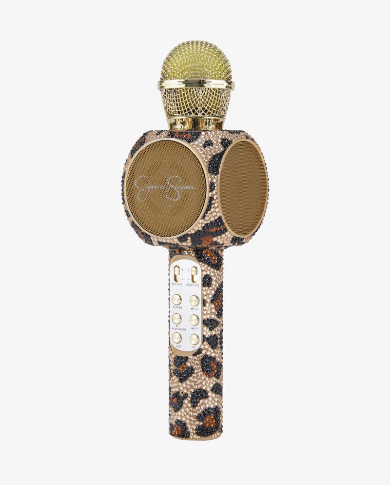 Jessica Simpson Brown Leopard Bling Wireless Microphone
