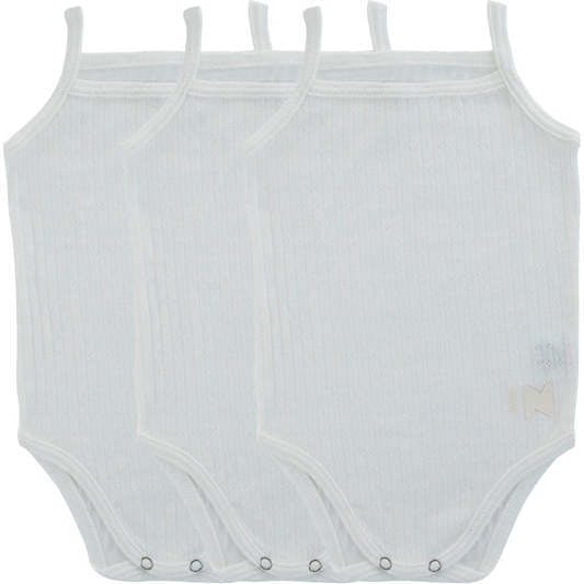 Pointelle Boys Tank Bodysuits