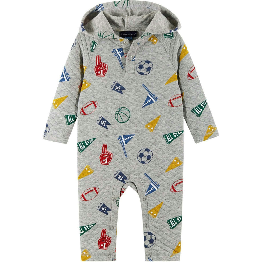 Infant Hooded Baby Romper