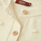 Snow Knit Popcorn Cardigan
