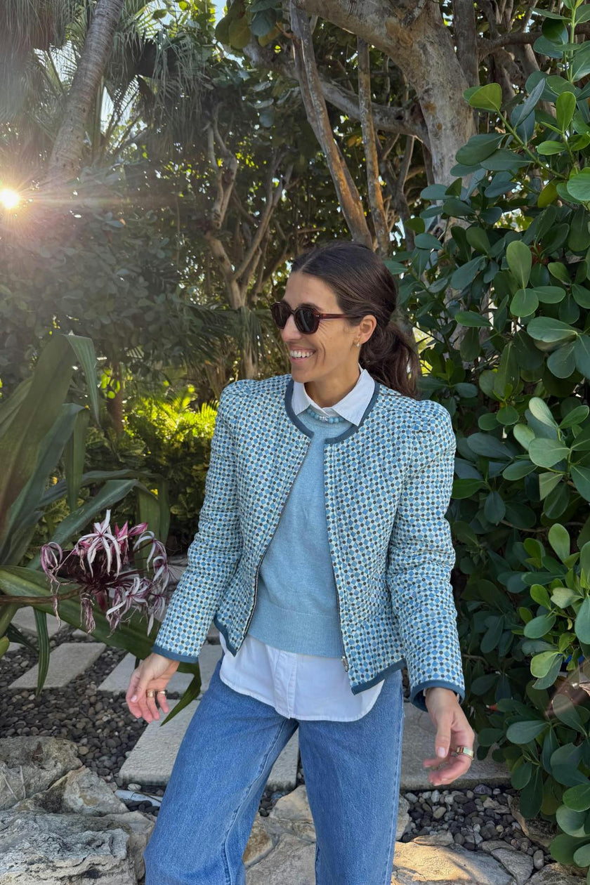 Leighton Jacket in Moroccan Tile