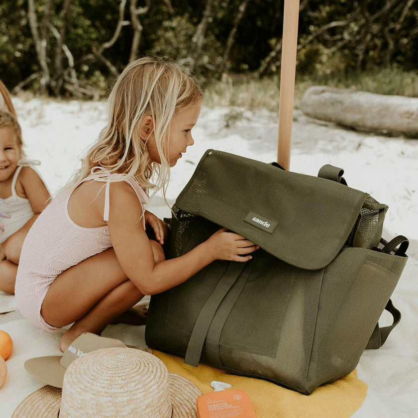 Beach Hauler™ Mesh Backpack - Pandanus